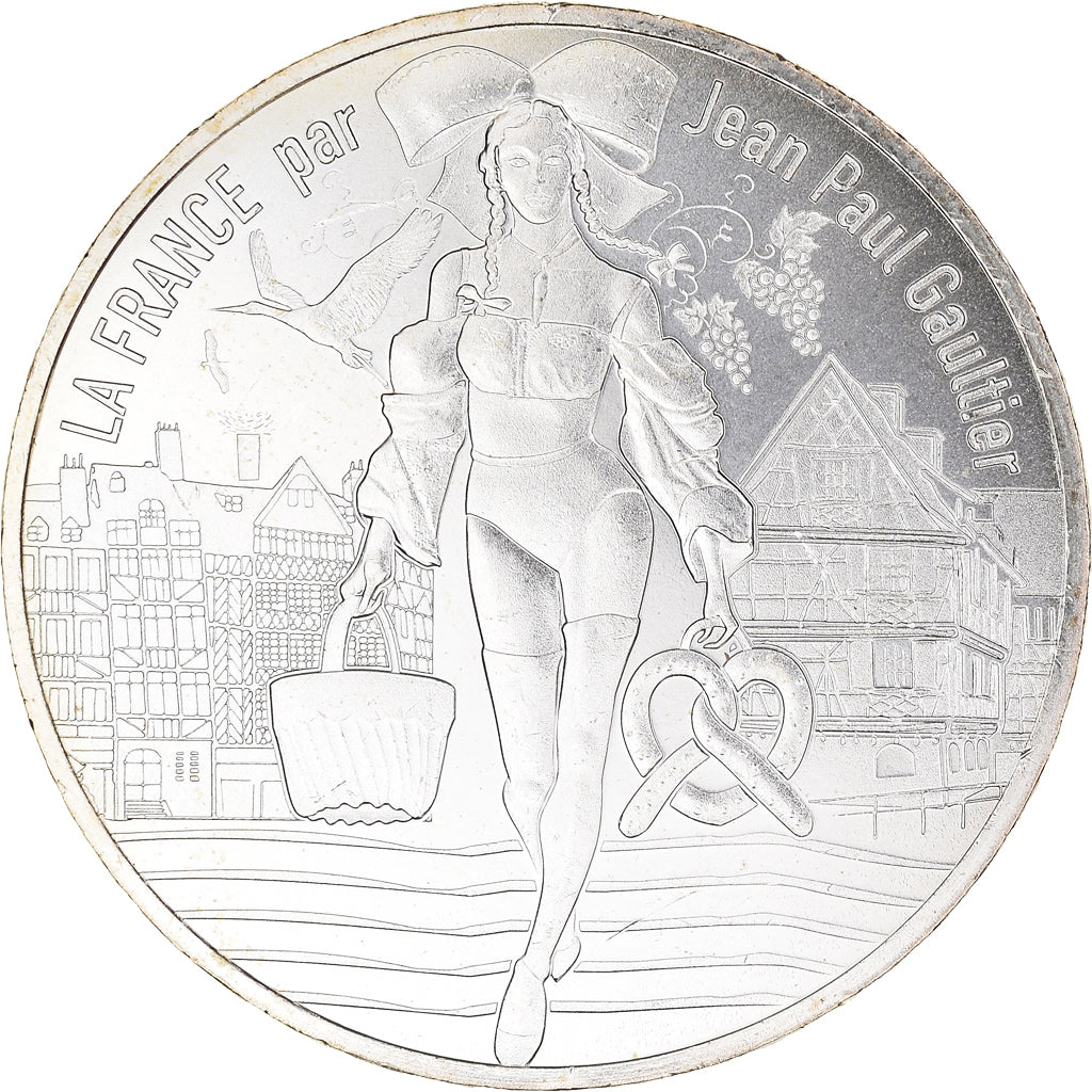 Francia, Monnaie de Paris, 10 Euro, Jean-Paul Gaultier (L'Alsace gourmande)