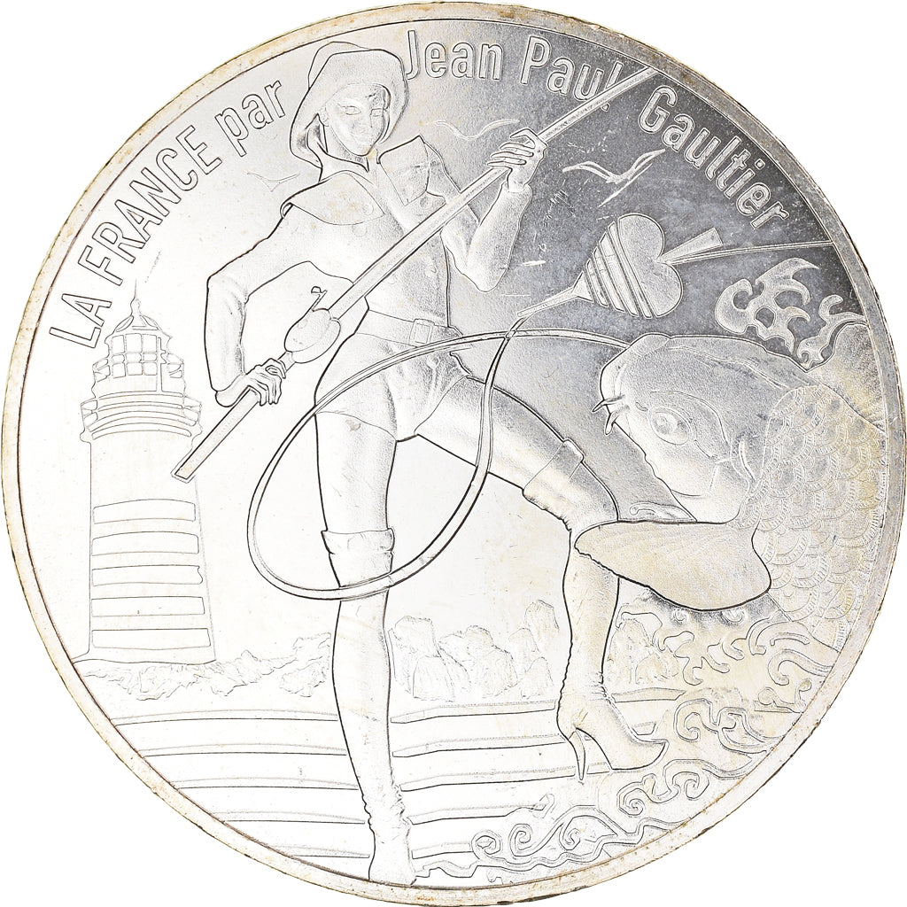 Frankreich, Monnaie de Paris, 10 Euro, Jean-Paul Gaultier (La Bretagne pêchue)