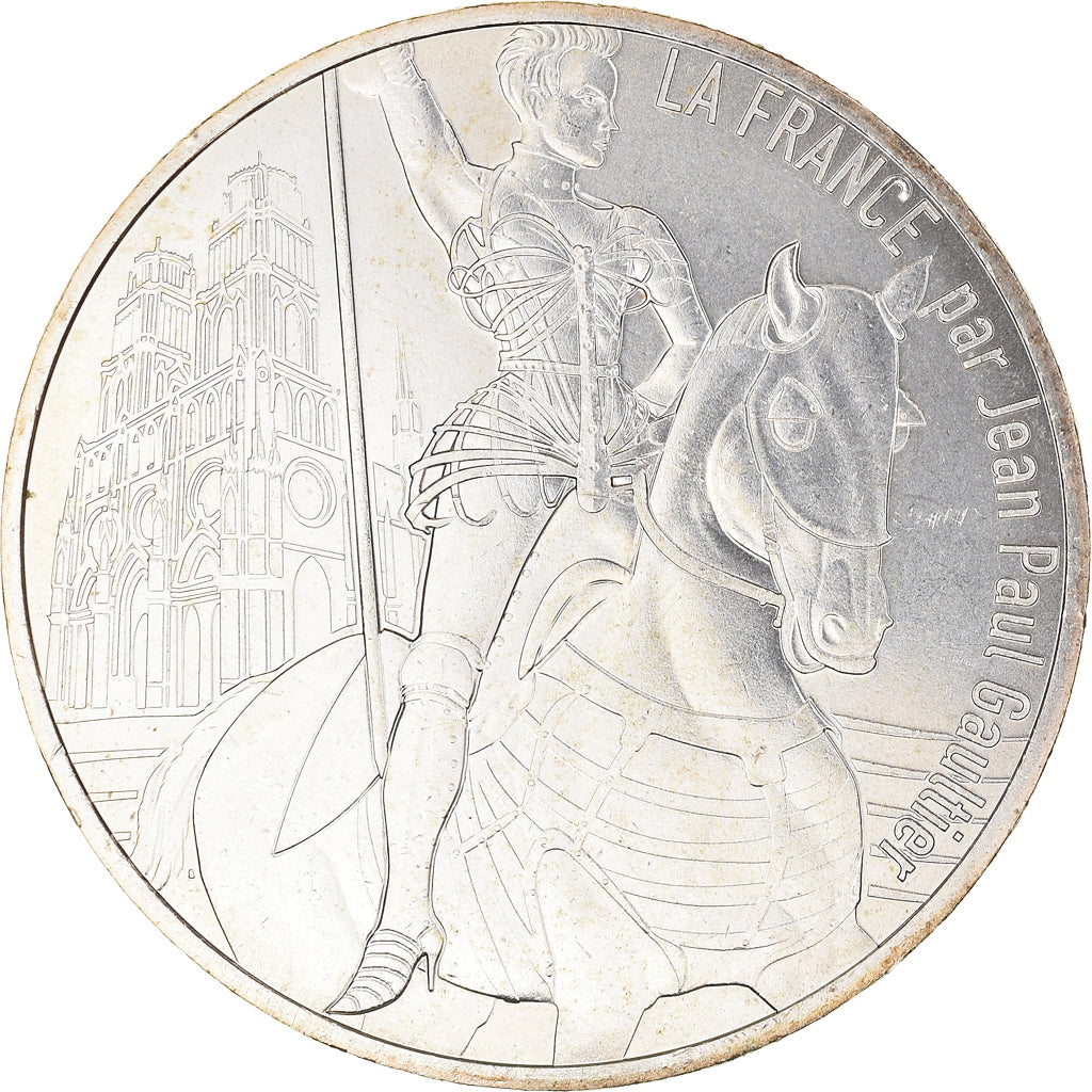 France, Monnaie de Paris, 10 Euro, Jean-Paul Gaultier (Orléans la victorieuse)