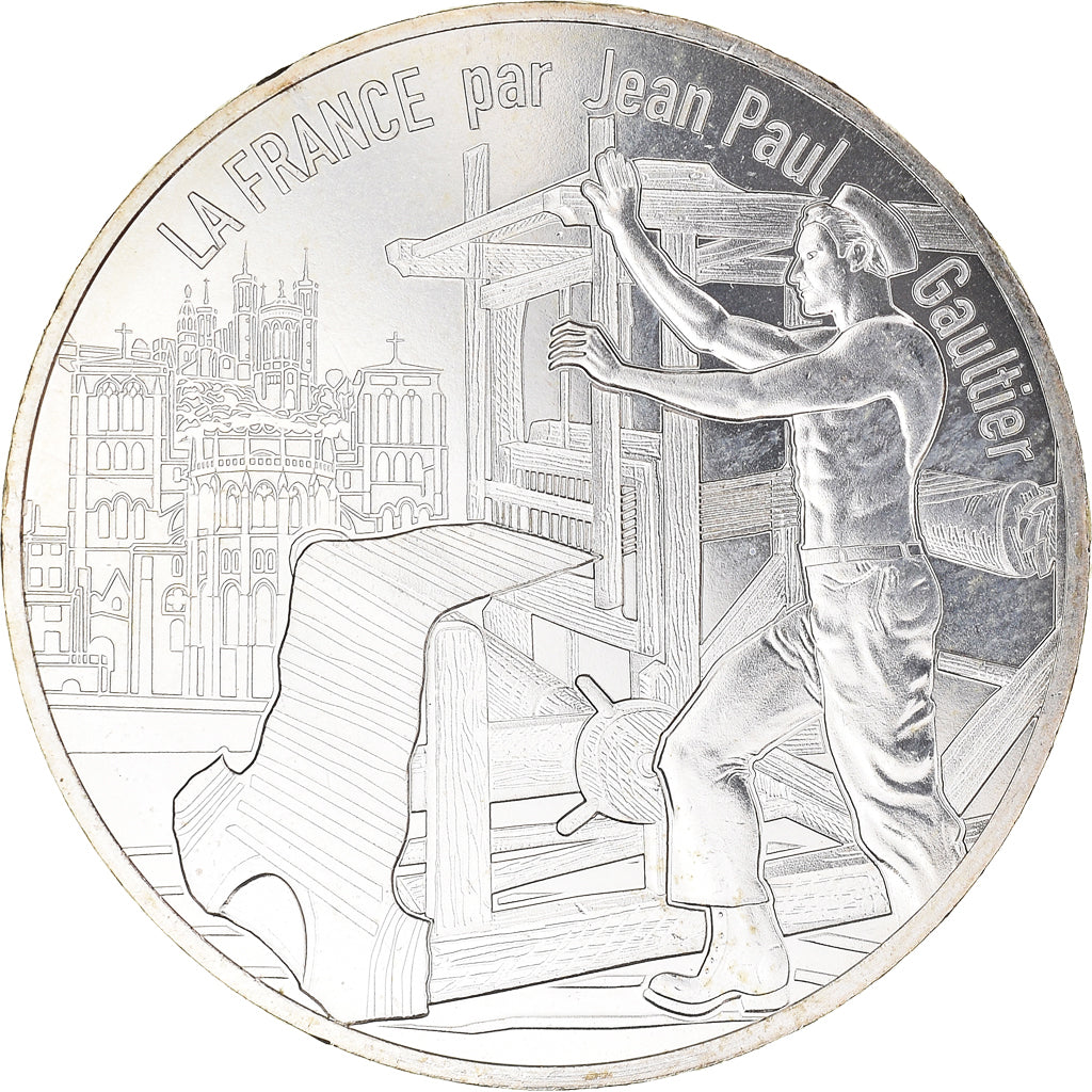 França, Monnaie de Paris, 10 Euro, Jean-Paul Gaultier (Lyon la lumineuse)