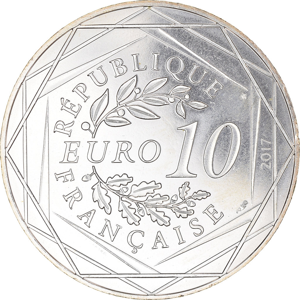 Frankrijk, Parijse munten, 10 Euro, Jean-Paul Gaultier (La Champagne