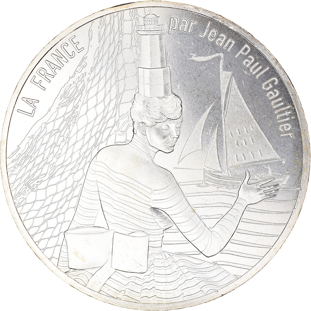 França, Monnaie de Paris, 10 Euro, Jean-Paul Gaultier (Bretagne, Breizh), 2017