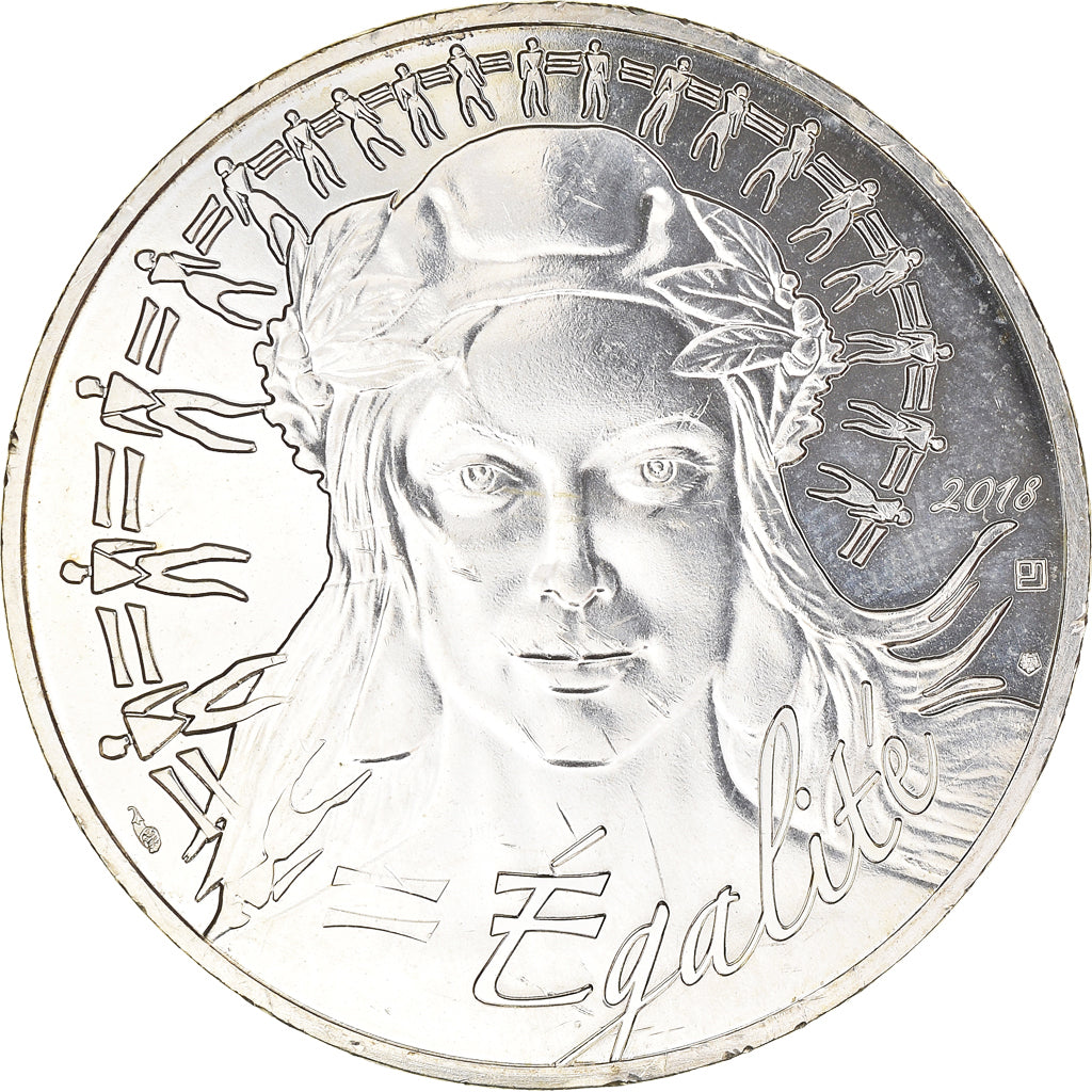France, Monnaie de Paris, 20 Euro, Marianne, Egalité, 2018, Paris, SPL+, Argent