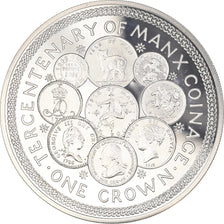 Coin, Isle of Man, Elizabeth II, Manx Coinage, Crown, 1979, Pobjoy Mint, Proof