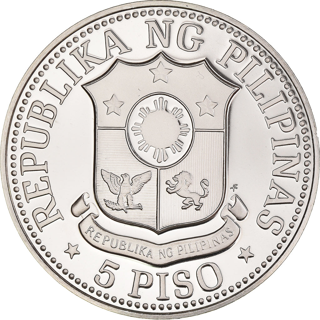 Moneta, Filippine, 5 Piso, 1978, Proof, FDC, Nichel, KM:210.1