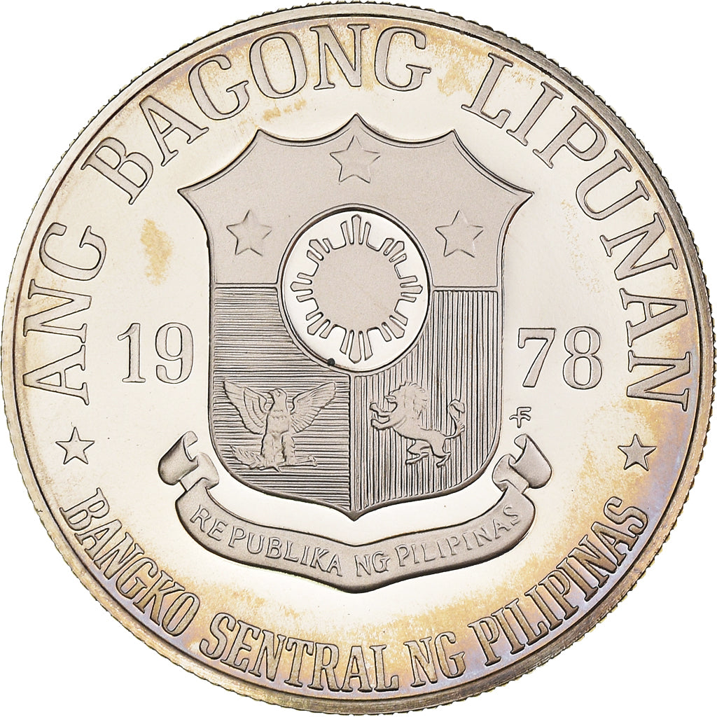 Coin, Philippines, Piso, 1978, Proof, MS(65-70), Copper-nickel, KM:209.1
