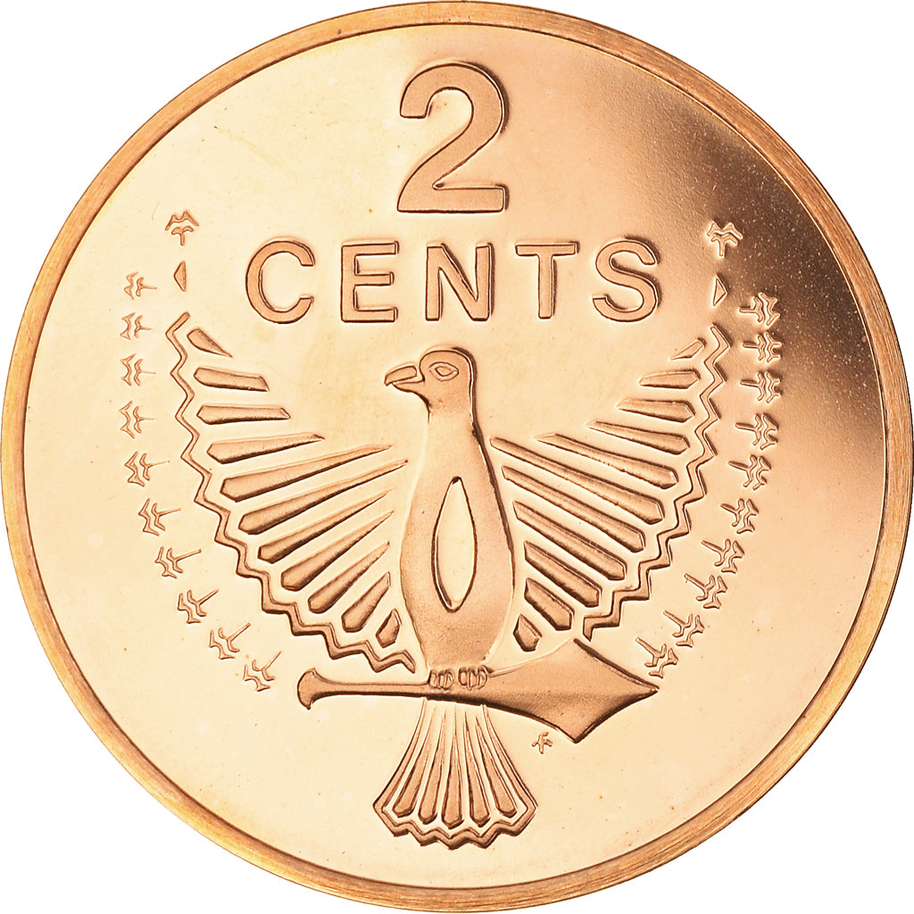 Coin, Solomon Islands, 2 Cents, 1978, Proof, MS(65-70), Bronze, KM:2