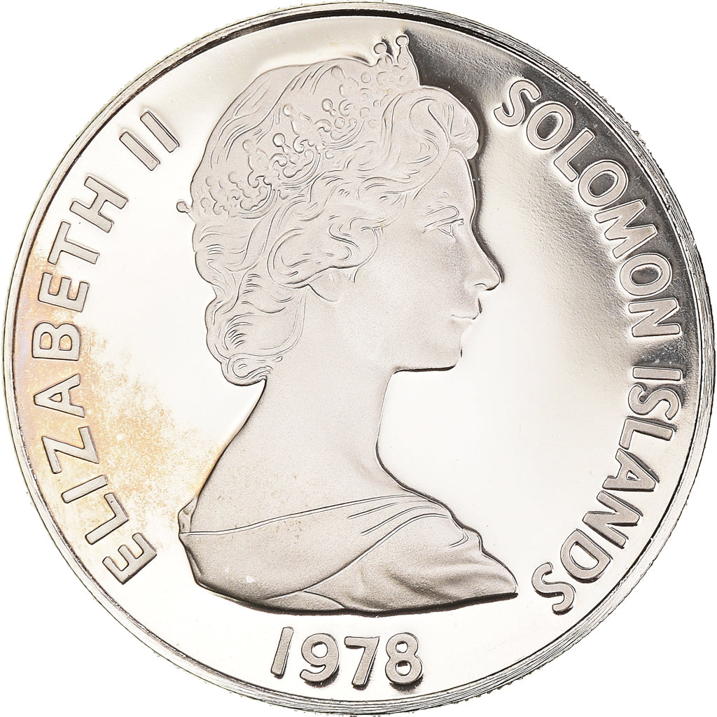Coin, Solomon Islands, 10 Cents, 1978, Proof, MS(65-70), Copper-nickel, KM:4