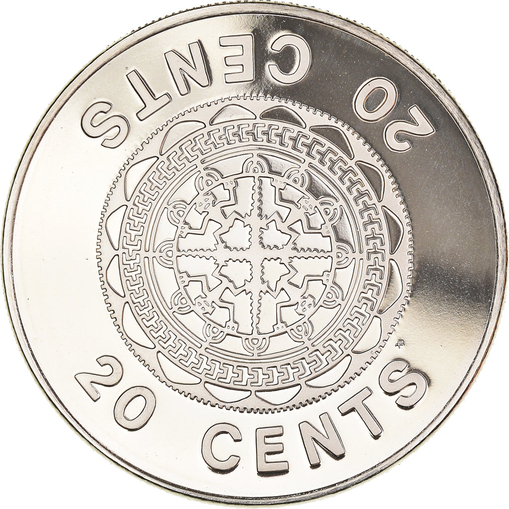 Coin, Solomon Islands, 20 Cents, 1978, Proof, MS(65-70), Copper-nickel, KM:5