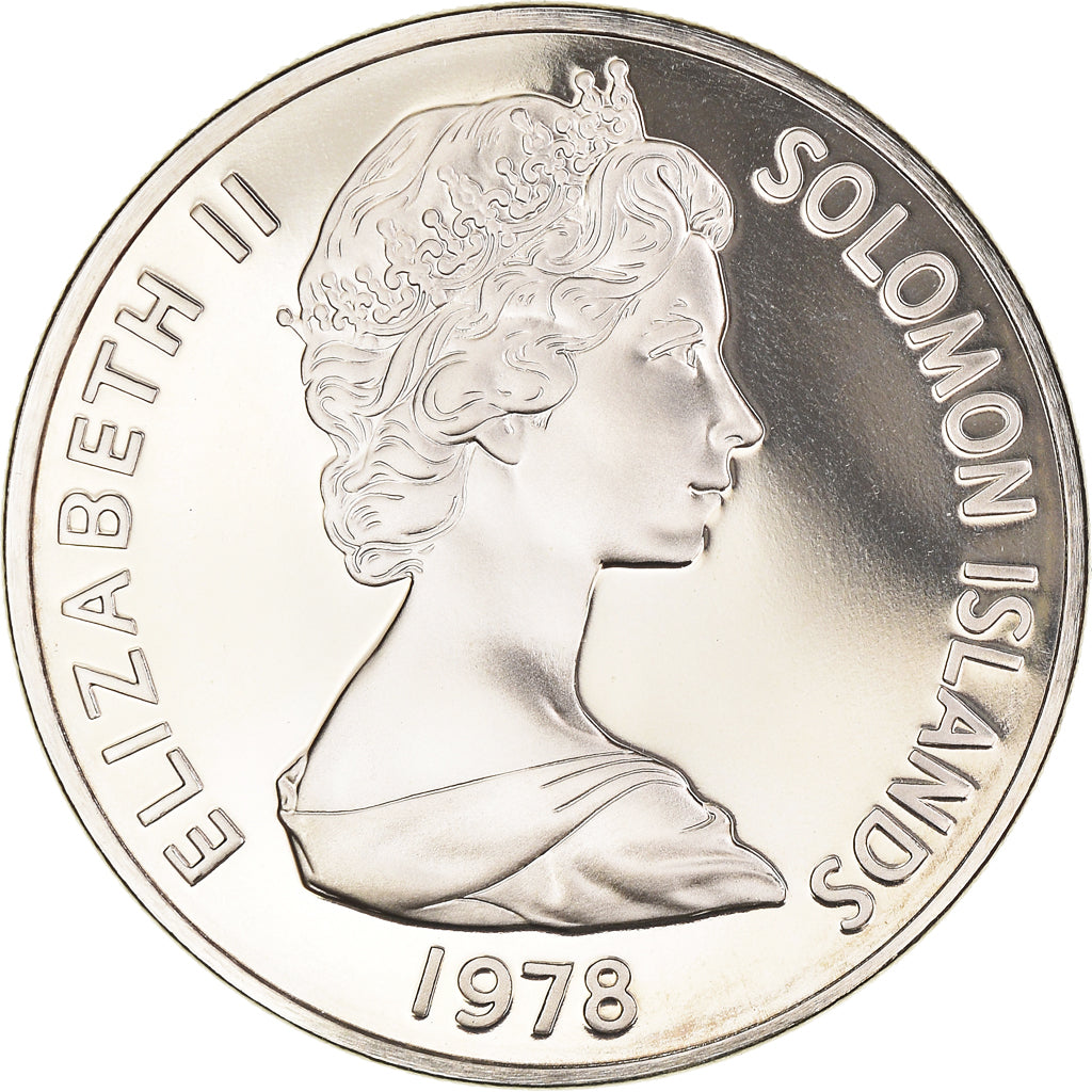Coin, Solomon Islands, 20 Cents, 1978, Proof, MS(65-70), Copper-nickel, KM:5