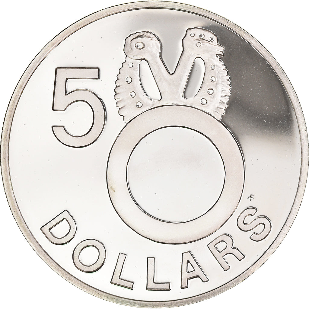 Coin, Solomon Islands, 5 Dollars, 1978, Proof, MS(65-70), Silver, KM:7