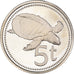 Coin, Papua New Guinea, 5 Toea, 1978, Proof, MS(65-70), Copper-nickel, KM:3