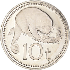 Coin, Papua New Guinea, 10 Toea, 1978, Proof, MS(65-70), Copper-nickel, KM:4