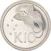 Coin, Papua New Guinea, 10 Kina, 1978, Franklin Mint, Proof, MS(65-70), Silver
