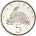 Moneta, Giamaica, Elizabeth II, 5 Cents, 1978, Franklin Mint, USA, Proof, FDC
