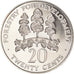 Coin, Jamaica, Elizabeth II, 20 Cents, 1978, Franklin Mint, USA, Proof