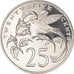 Moneda, Jamaica, Elizabeth II, 25 Cents, 1978, Franklin Mint, USA, Proof, FDC