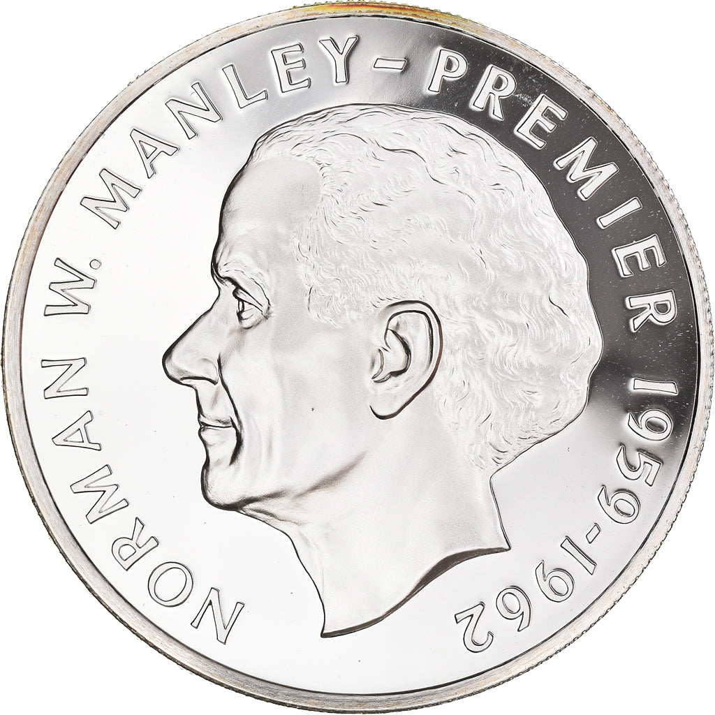 Coin, Jamaica, Elizabeth II, Norman W. Manley, 5 Dollars, 1978, Proof