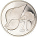 Coin, Cook Islands, Elizabeth II, 20 Cents, 1978, Franklin Mint, USA, Proof