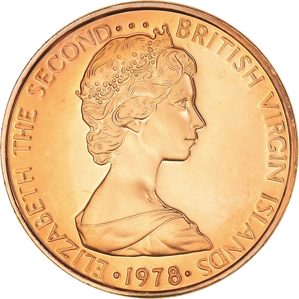 Coin, BRITISH VIRGIN ISLANDS, Elizabeth II, Cent, 1978, Proof, MS(65-70)