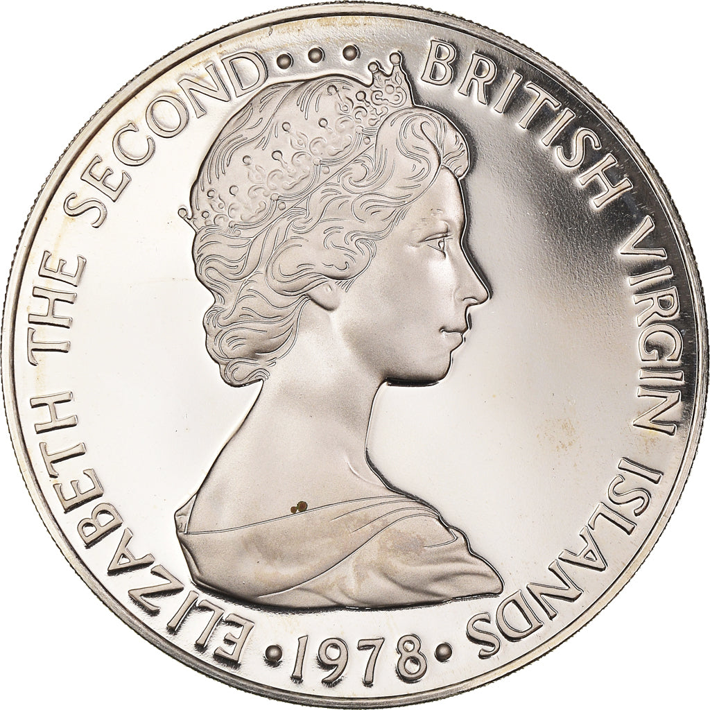 Coin, BRITISH VIRGIN ISLANDS, Elizabeth II, 50 Cents, 1978, Proof, MS(65-70)