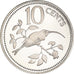 Coin, Belize, 10 Cents, 1978, Franklin Mint, Proof, MS(65-70), Copper-nickel