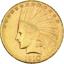 Münze, Vereinigte Staaten, Indian Head, $10, Eagle, 1910, Denver, VZ+, Gold