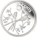 Coin, Belize, 5 Cents, 1978, Franklin Mint, Proof, MS(65-70), Silver, KM:47a