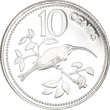 Coin, Belize, 10 Cents, 1978, Franklin Mint, Proof, MS(65-70), Silver, KM:48a