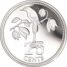 Coin, Belize, 25 Cents, 1978, Franklin Mint, Proof, MS(65-70), Silver, KM:49a