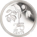 Coin, Belize, 25 Cents, 1978, Franklin Mint, Proof, MS(65-70), Silver, KM:49a