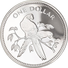 Coin, Belize, Dollar, 1978, Franklin Mint, Proof, MS(65-70), Silver, KM:43a
