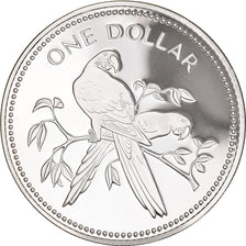 Moneta, Belize, Dollar, 1978, Franklin Mint, Proof, FDC, Argento, KM:43a