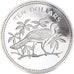 Moeda, Belize, 10 Dollars, 1978, Franklin Mint, Proof, MS(65-70), Prata, KM:45a