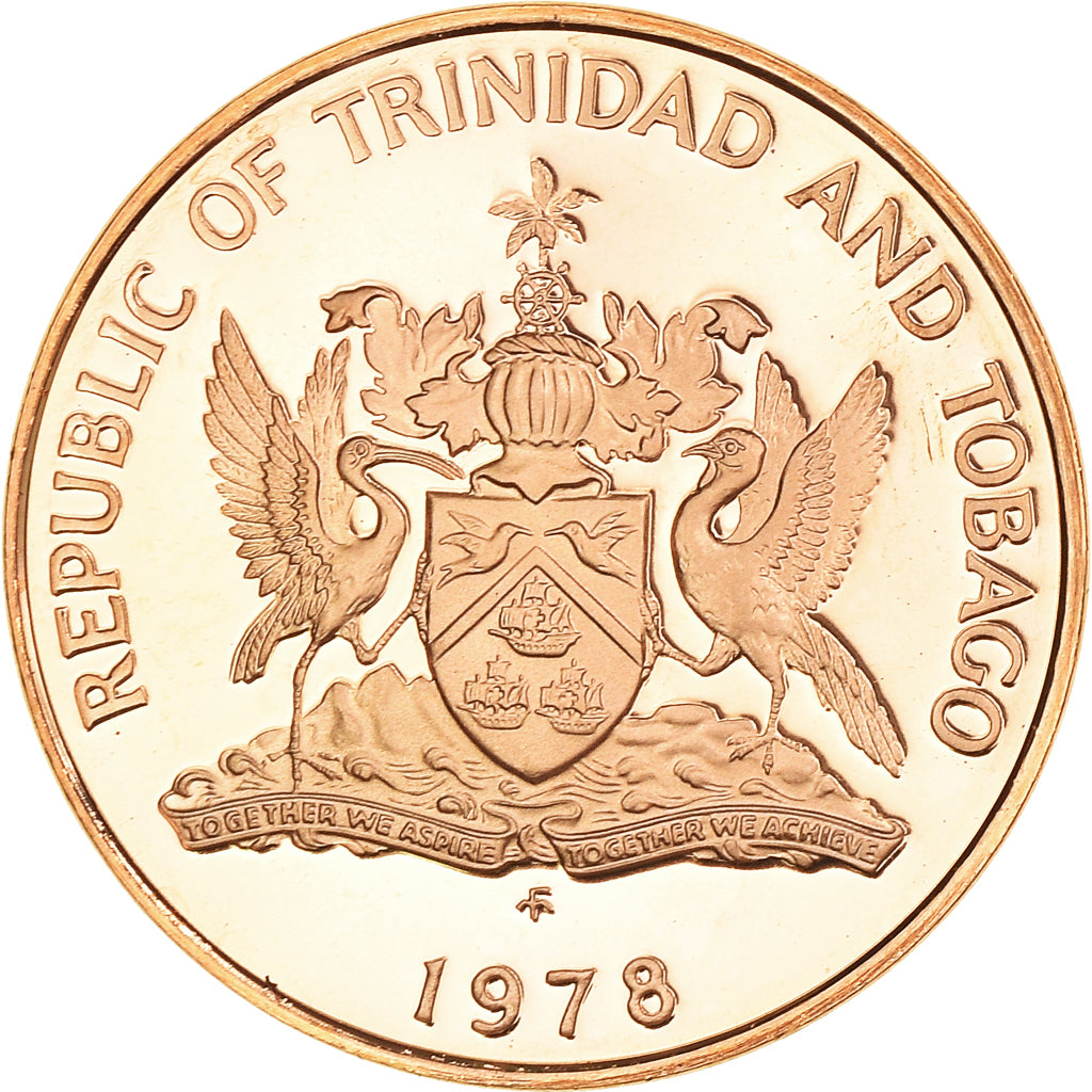 Monnaie, Trinité-et-Tobago, Cent, 1978, Proof, FDC, Bronze, KM:29