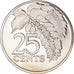 Münze, TRINIDAD & TOBAGO, 25 Cents, 1978, Proof, STGL, Kupfer-Nickel, KM:32
