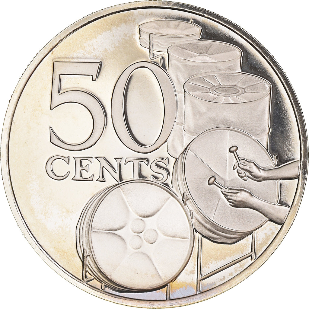 Monnaie, Trinité-et-Tobago, 50 Cents, 1978, Proof, FDC, Cupro-nickel, KM:33