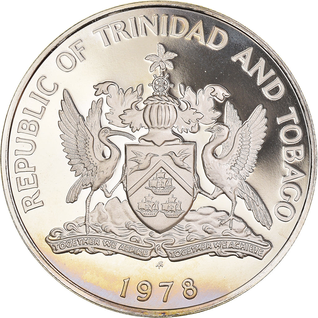 Monnaie, Trinité-et-Tobago, 50 Cents, 1978, Proof, FDC, Cupro-nickel, KM:33