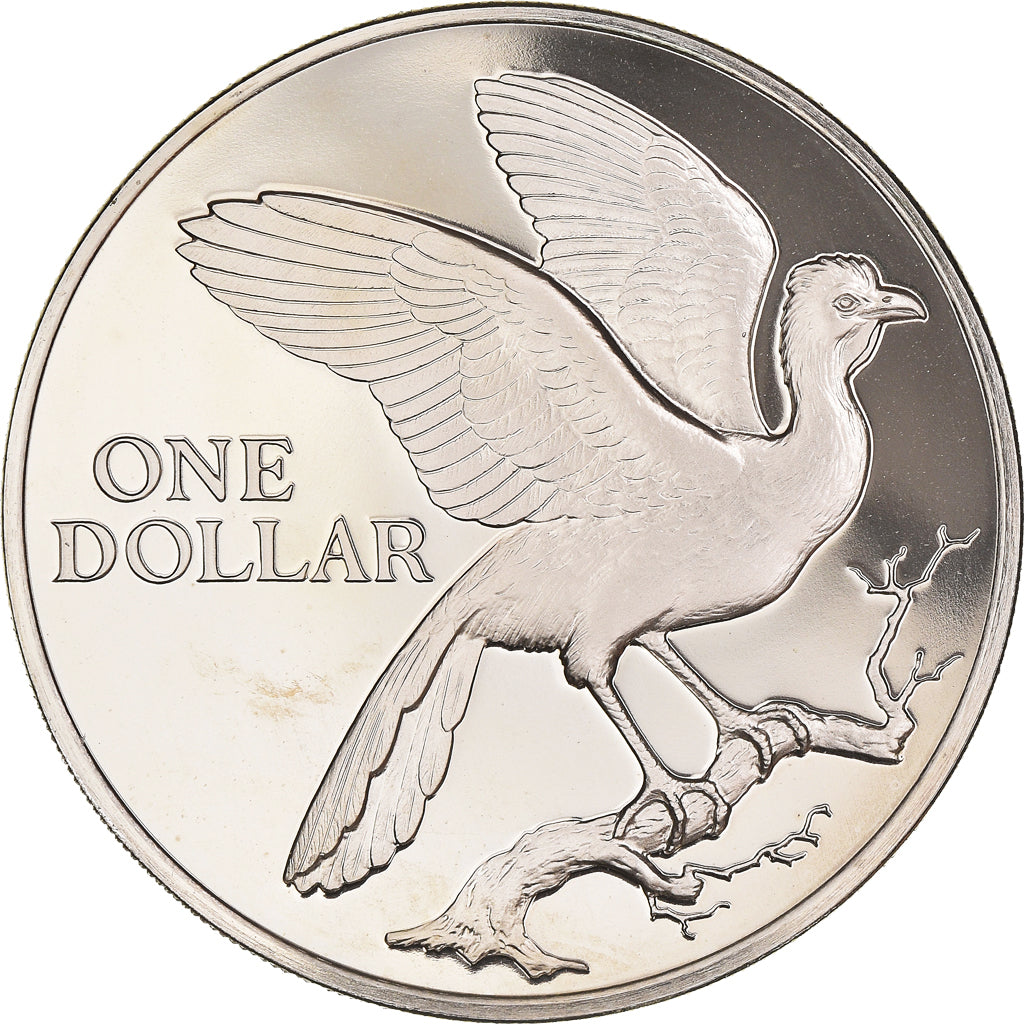 Coin, TRINIDAD & TOBAGO, Dollar, 1978, Franklin Mint, Proof, MS(65-70)