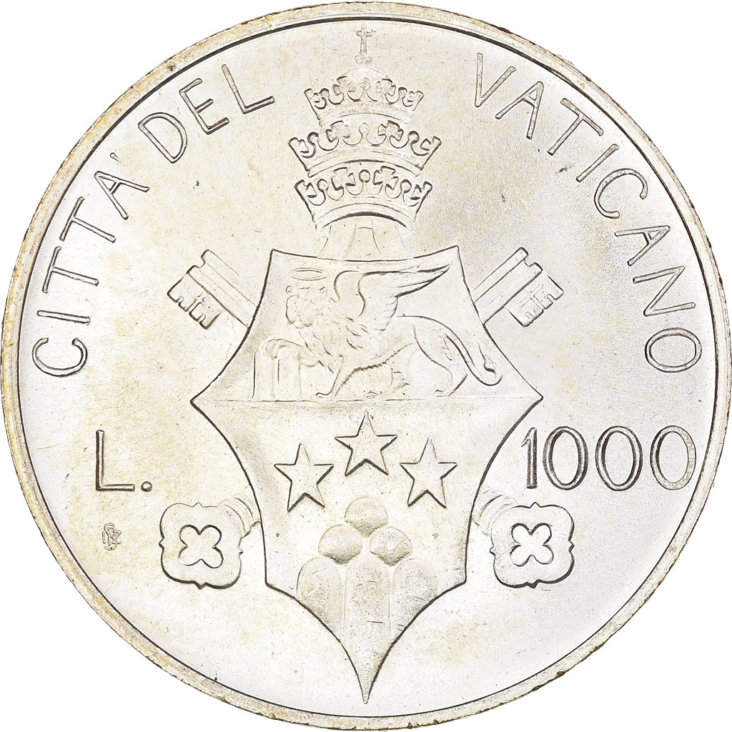 Monnaie, Cité du Vatican, John Paul I, 1000 Lire, 1978, SPL+, Argent, KM:142