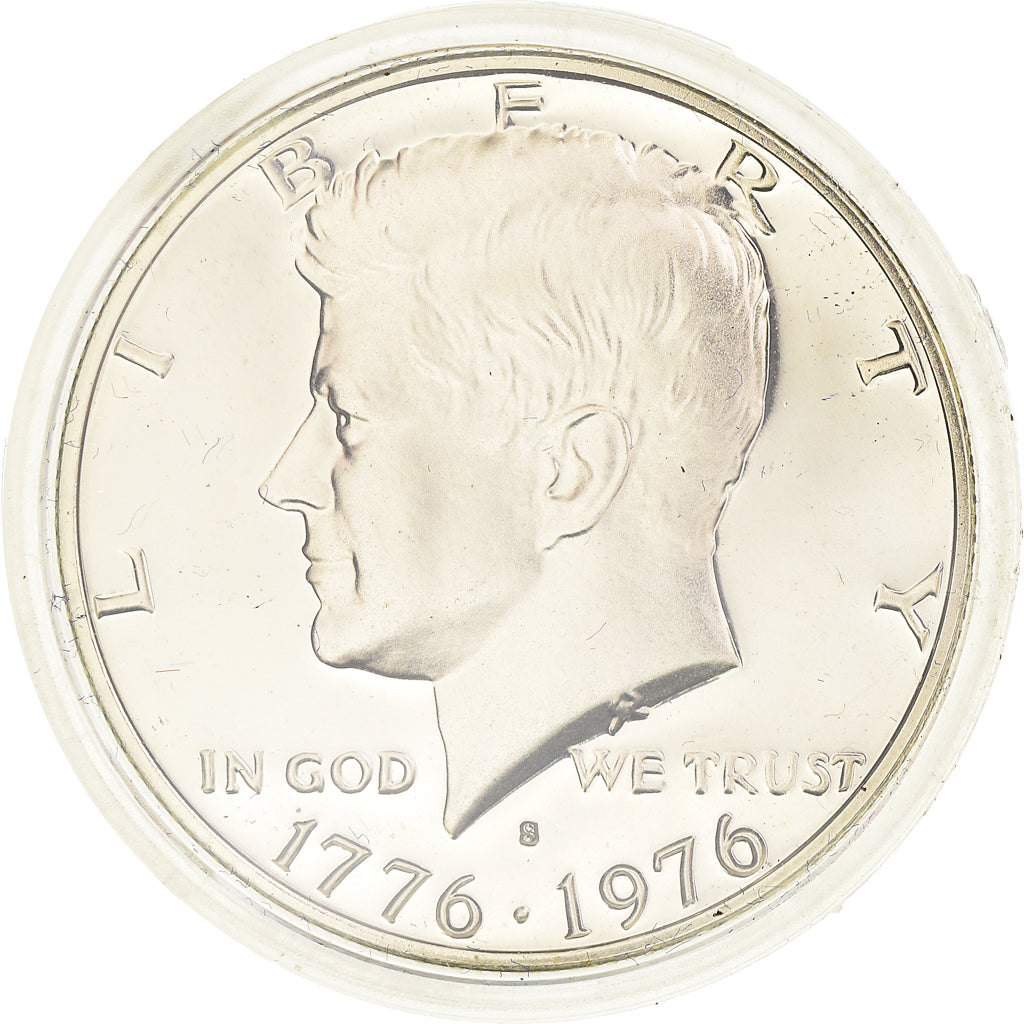 Coin, United States, Kennedy Half Dollar, Half Dollar, 1976, San Francisco