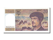 France, 20 Francs, 20 F 1980-1997 ''Debussy'', 1981, KM #151a, UNC(65-70), U,...