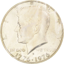 Coin, United States, Kennedy Half Dollar, Half Dollar, 1976, San Francisco, UNC