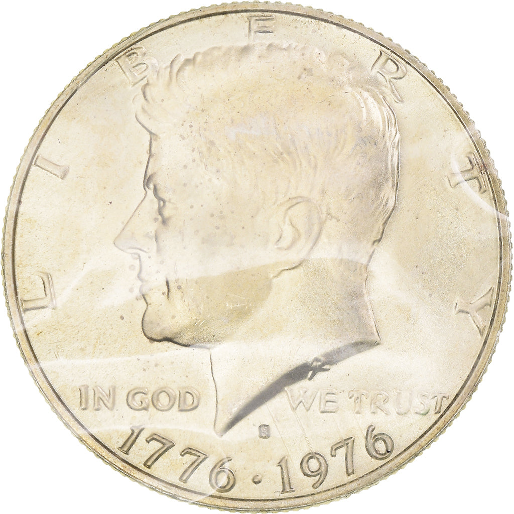 Coin, United States, Kennedy Half Dollar, Half Dollar, 1976, San Francisco, UNC
