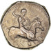 Coin, Calabria, Nomos, 332-302 BC, Tarentum, EF(40-45), Silver, HN Italy:933