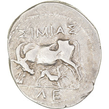 Coin, Illyria, Drachm, 260/167-48 BC, Apollonia, EF(40-45), Silver, HGC:3.1-4