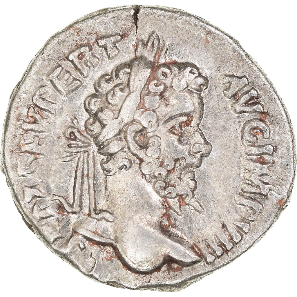 Moneta, Septimius Severus, Denarius, 196-197, Laodicea ad Mare, AU(50-53)