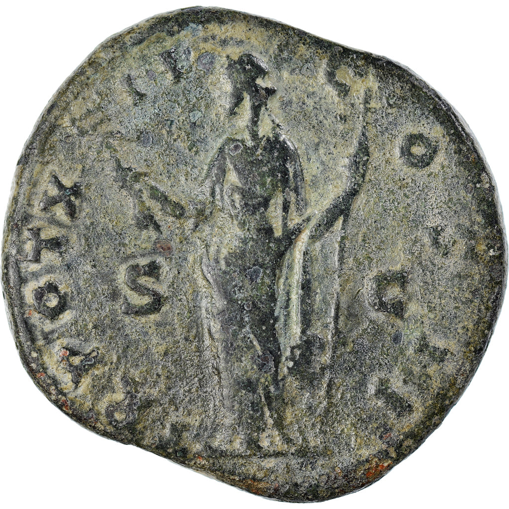 Coin, Marcus Aurelius, Sestertius, 157-158, Rome, VF(30-35), Bronze, RIC:1345