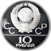Moeda, Rússia, 1980 Olympics - Volleyball, 10 Roubles, 1979, Leningrad, Proof