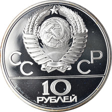 Moneda, Rusia, 1980 Olympics - Judo, 10 Roubles, 1979, Leningrad, Proof, FDC